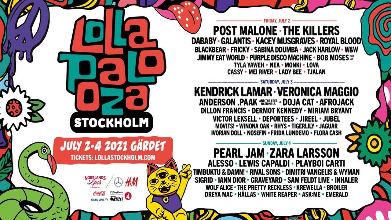 Live Concert at Lollapalooza Stockholm, Stockholm, Sweden 2023