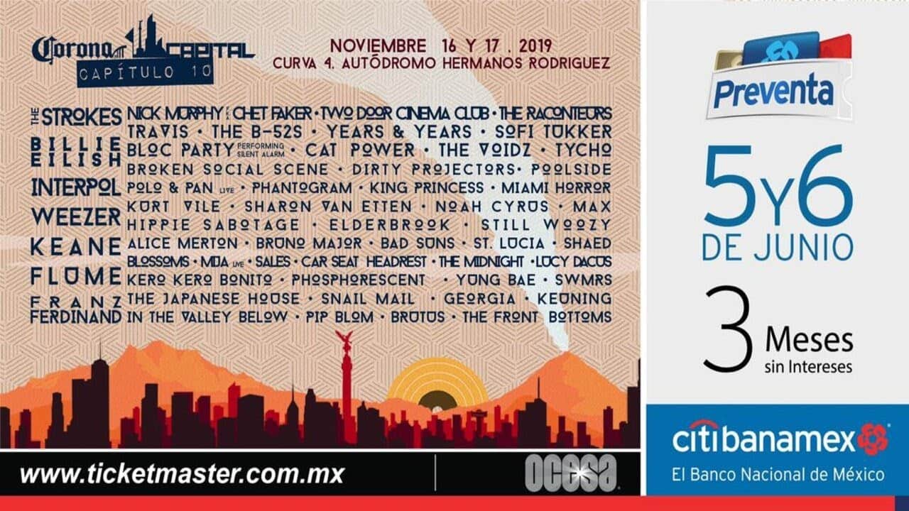 Live Concert at Corona Capital Festival, Mexico City, Mexico 2019