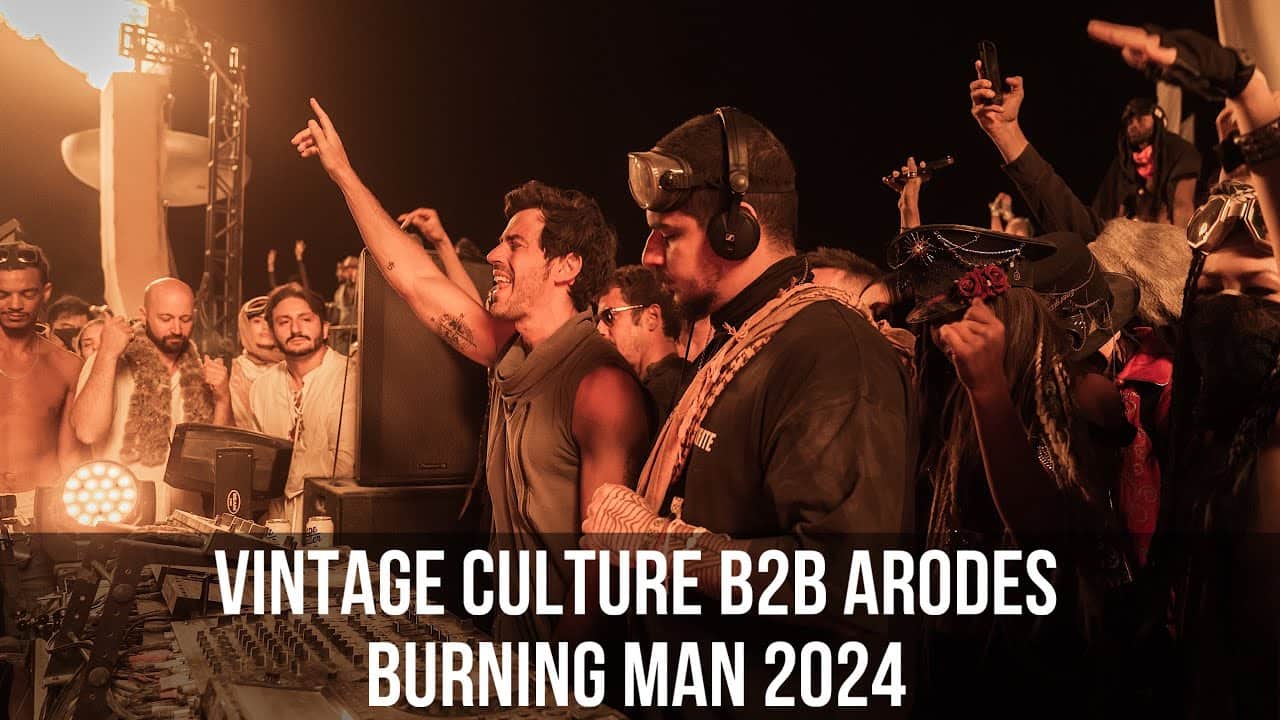 Live DJ Set at Burning Man, Black Rock City, USA 2024