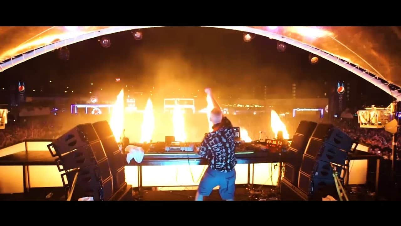 Live DJ Performance at S2O Songkran Music Festival, Bangkok, Thailand, 2019